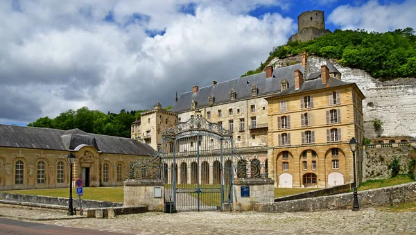Roche Guyon Frankrike Juni 2020 Det Historiska Slottet — Stockfoto