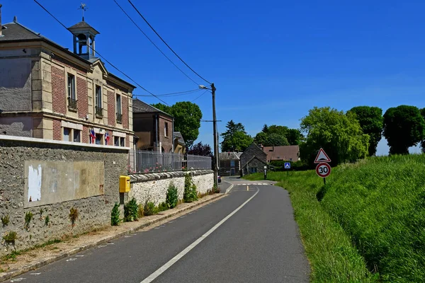 Christ Haravilliers France May 2020 City Hall — Stock Photo, Image