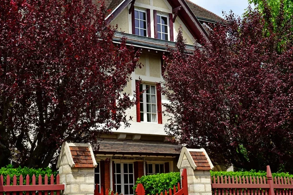 Maisons Laffitte França Maio 2020 Centro Cidade — Fotografia de Stock