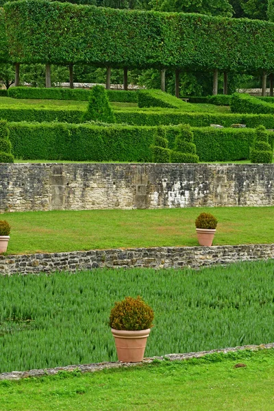 Chaussy Villarceaux Francia Junio 2020 Histórico Parque Del Castillo —  Fotos de Stock