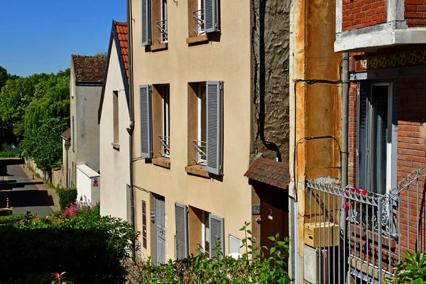 Triel Sur Seine Frankreich Juni 2020 Die Malerische Kleinstadt — Stockfoto