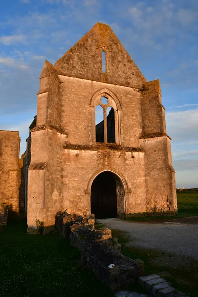 Flotte Ile Franciaország 2020 Március Notre Dame Ciszterci Apátság — Stock Fotó