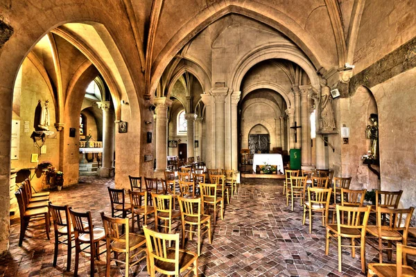 Vernouillet Frankreich Juni 2020 Die Historische Kirche Saint Etienne — Stockfoto
