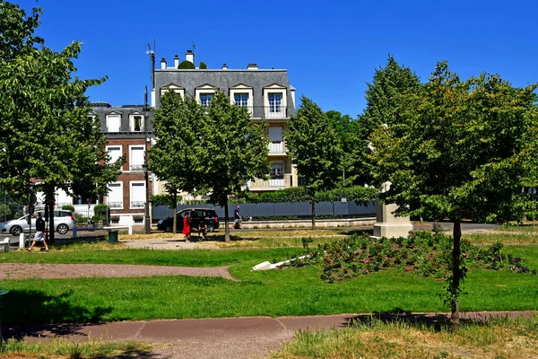 Maisons Laffitte France Mai 2020 Quartier Château — Photo