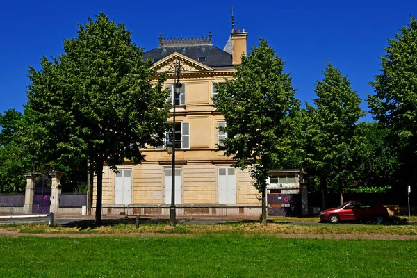 Maisons Laffitte Franciaország Május 2020 Várnegyed — Stock Fotó