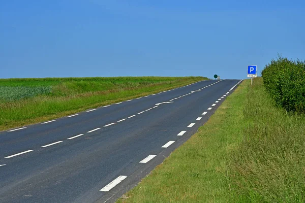 Chapelle Vexin France May 2020 Country Road — Stock Photo, Image