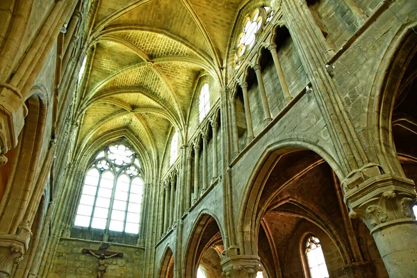 法国塞纳河畔的特里尔 2020年5月12日 圣马丁教堂 — 图库照片