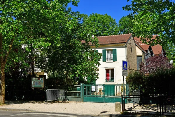 Maisons Laffitte França Maio 2020 Distrito Castelo — Fotografia de Stock