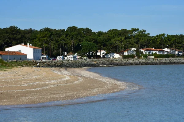 Rivedoux Plage Ile Francja Marzec 2020 Malownicze Wybrzeże — Zdjęcie stockowe