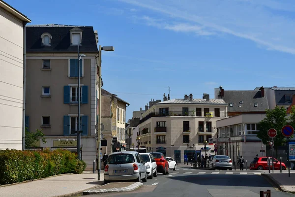 Poissy France May 2020 Apartment Block Collegiate Church — 图库照片