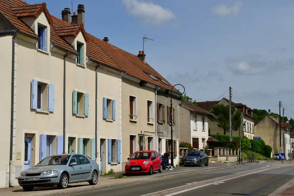 ヴォー シュル セーヌ フランス 2020年5月11日 絵のように美しい村 — ストック写真