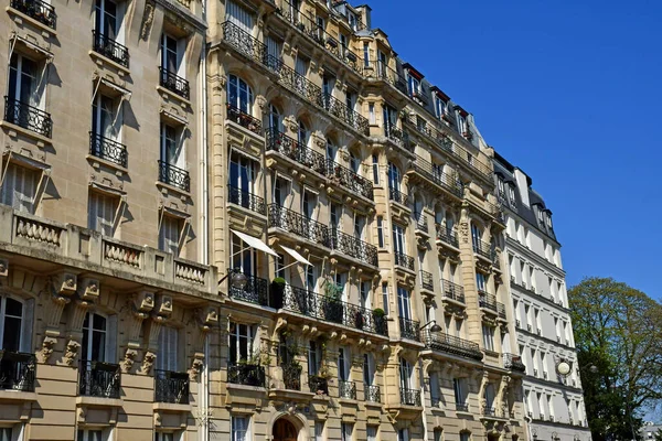 Paris França Março 2019 Rua Benjamin Franklin Décimo Sexto Arrondissement — Fotografia de Stock