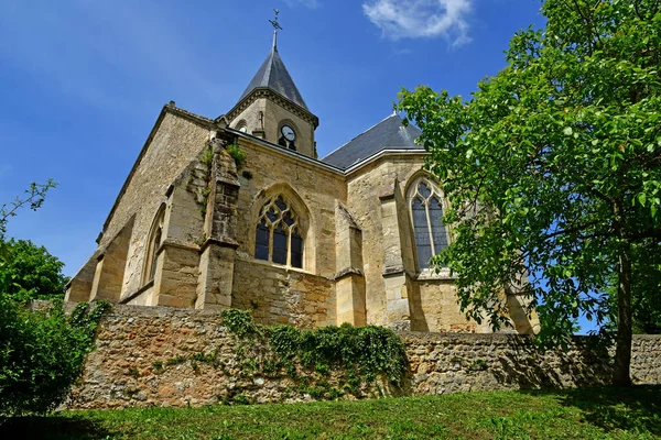 Fremainville França Maio 2020 Igreja Saint Clair — Fotografia de Stock