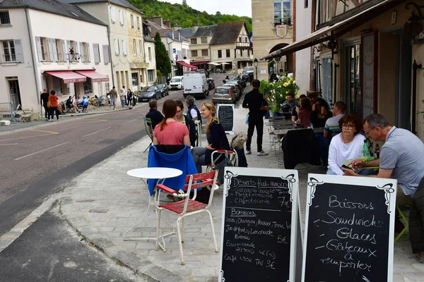 Roche Guyon Frankrijk Juni 2020 Het Historische Dorp — Stockfoto