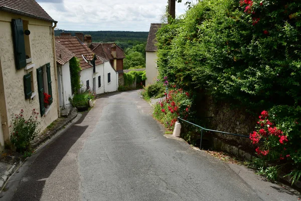 Roche Guyon Francia Junio 2020 Pueblo Histórico —  Fotos de Stock