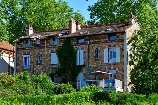 Triel Sur Seine Франція June 2020 Мальовниче Невелике Місто — стокове фото