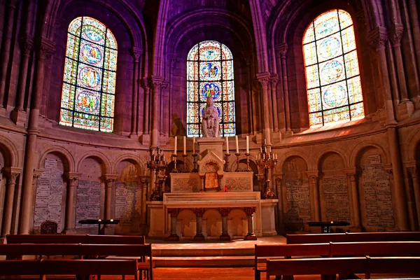 Poissy Francia Mayo 2020 Iglesia Colegiata —  Fotos de Stock