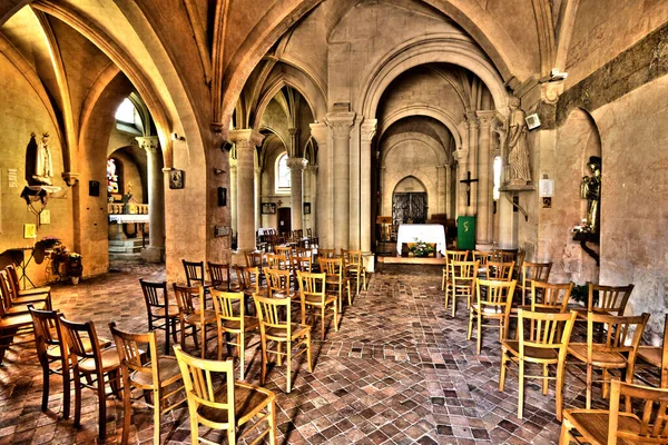 Vernouillet França Junho 2020 Histórica Igreja Saint Etienne — Fotografia de Stock