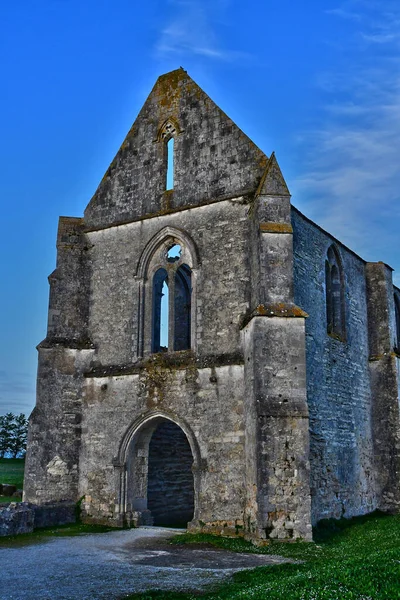 Flotte Ile France March 2020 Notre Cistercian Abbea — 스톡 사진