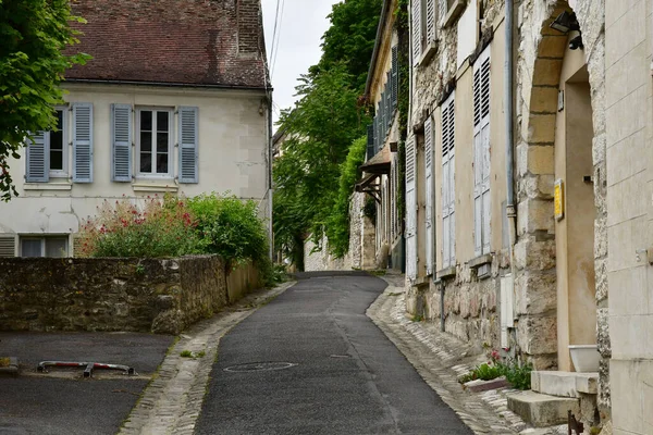 Roche Guyon Франція June 2020 Historic Village — стокове фото