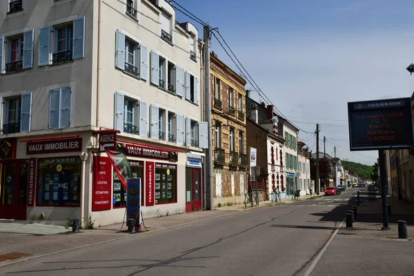 Vaux Sur Seine França Maio 2020 Pitoresca Aldeia — Fotografia de Stock