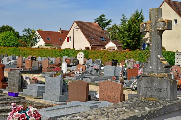 Vernouillet França Maio 2020 Cemitério Centro Aldeia — Fotografia de Stock