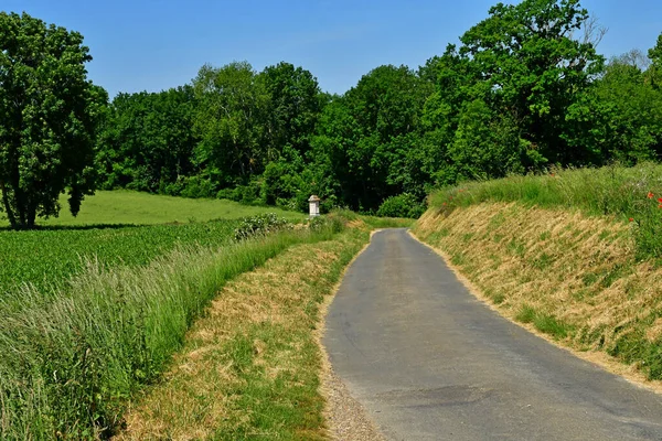 Nucourt France May 2020 Picturesque Country Road — Stock Photo, Image