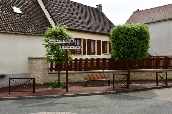 Vernouillet Frankreich Mai 2020 Das Malerische Dorfzentrum — Stockfoto