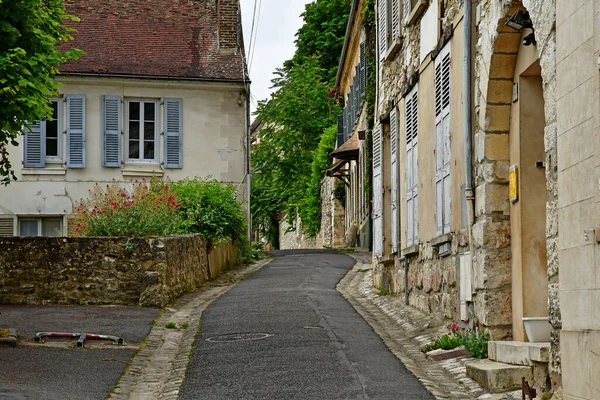 Roche Guyon Франция Июня 2020 Года Историческая Деревня — стоковое фото