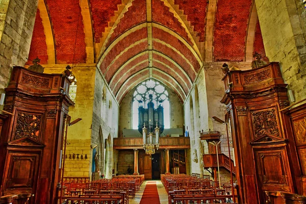 Экуи Франция Июля 2015 Года Церковь Построенная Между 1310 1313 — стоковое фото