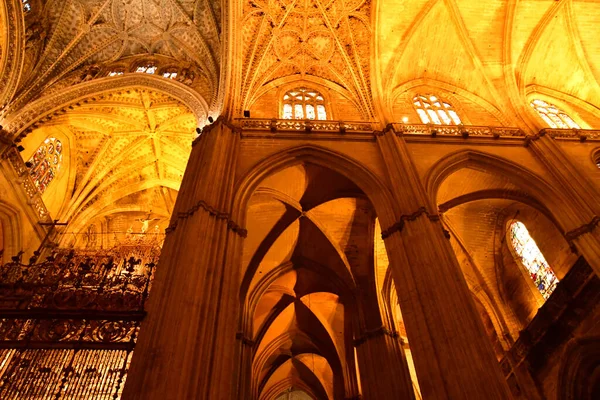 Seville Spain August 2019 Historical Cathedral — Stock Photo, Image