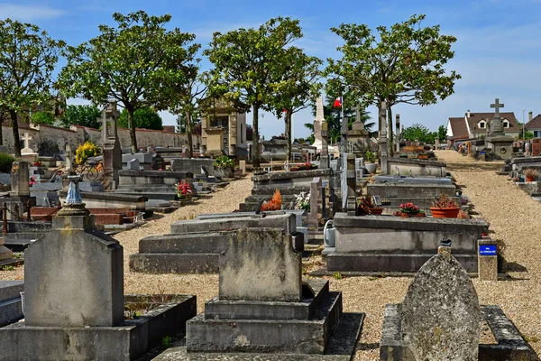 Vernouillet França Maio 2020 Cemitério Centro Aldeia — Fotografia de Stock