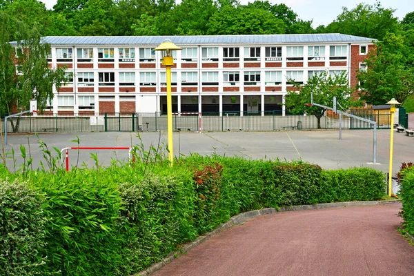 Verneuil Sur Seine Frankrike Maj 2020 Grundskola — Stockfoto