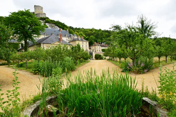 Roche Guyon Francja Czerwca 2020 Historyczny Zamek — Zdjęcie stockowe