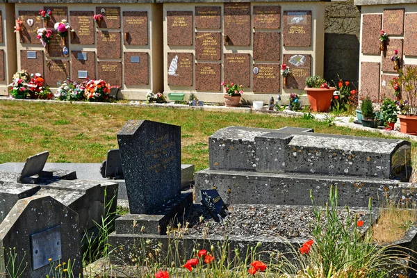 Aubergenville Frankrijk Mei 2020 Begraafplaats — Stockfoto