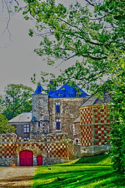 Arthies France May 2020 Picturesque Castle — Stock Photo, Image