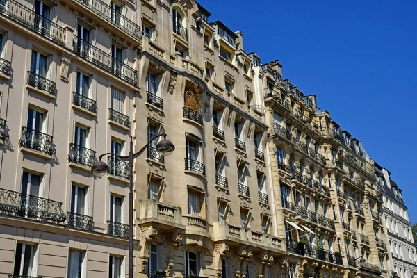 Paris França Março 2019 Rua Benjamin Franklin Décimo Sexto Arrondissement — Fotografia de Stock
