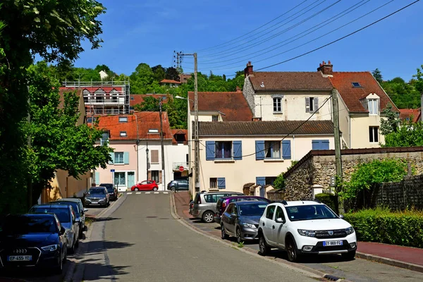 Vaux Sur Seine Frankrike Maj 2020 Den Pittoreska Byn — Stockfoto