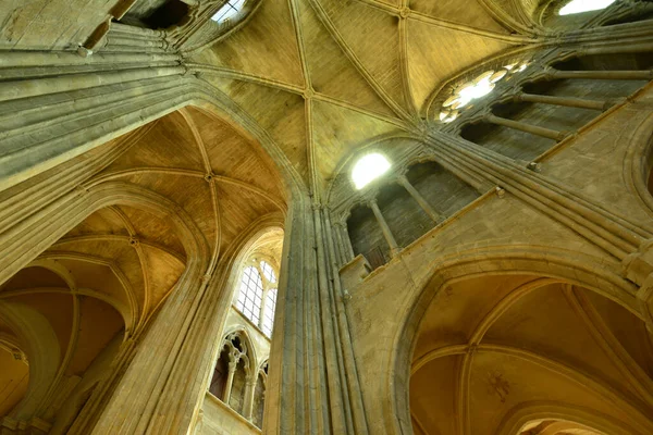 Triel Sur Seine Francja Czerwiec 2020 Zabytkowy Kościół Marcina — Zdjęcie stockowe