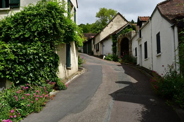 Roche Guyon Francja Czerwca 2020 Historyczna Wioska — Zdjęcie stockowe