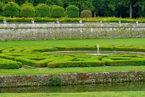 Chaussy Villarceaux Francie Června 2020 Historický Zámecký Park — Stock fotografie