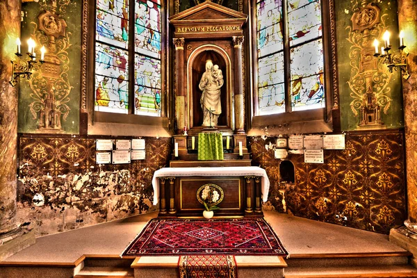 Triel Sur Seine Франція June 2020 Historic Saint Martin Church — стокове фото