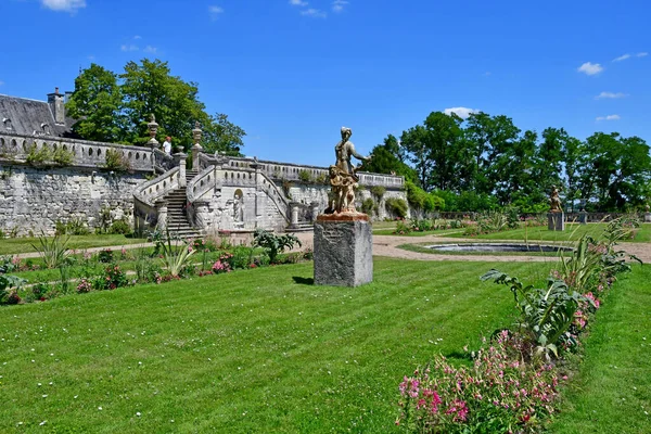 Valencay França Julho 2020 Castelo Talleyrand — Fotografia de Stock