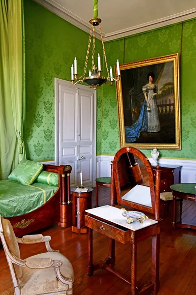 Valencay France July 2020 Duchess Dino Bedroom Castle Talleyrand — Stock Photo, Image