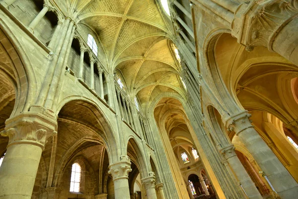 Triel Sur Seine Frankrijk Juni 2020 Historische Sint Martinuskerk — Stockfoto