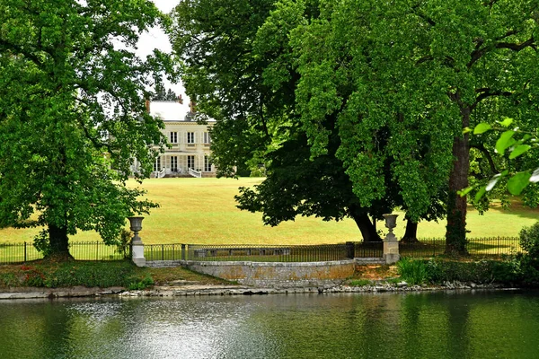 Olivet France July 2020 Villebourgeon Castle Loiret Banks — 图库照片