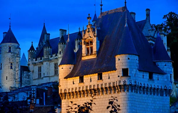 Loches França Julho 2020 Porte Des Cordeliers Castelo — Fotografia de Stock