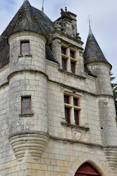 Cere Ronde France July 2020 Medieval Castle Montpoupon — стоковое фото