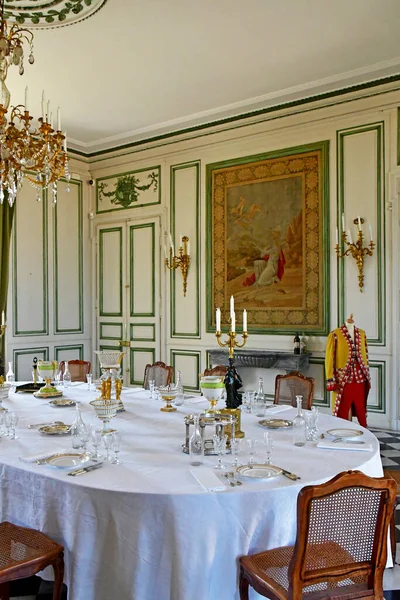 Valencay Frankreich Juli 2020 Speisesaal Schloss Von Talleyrand — Stockfoto