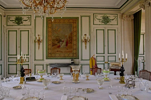 Valencay France July 2020 Dining Room Castle Talleyrand — Stock Photo, Image